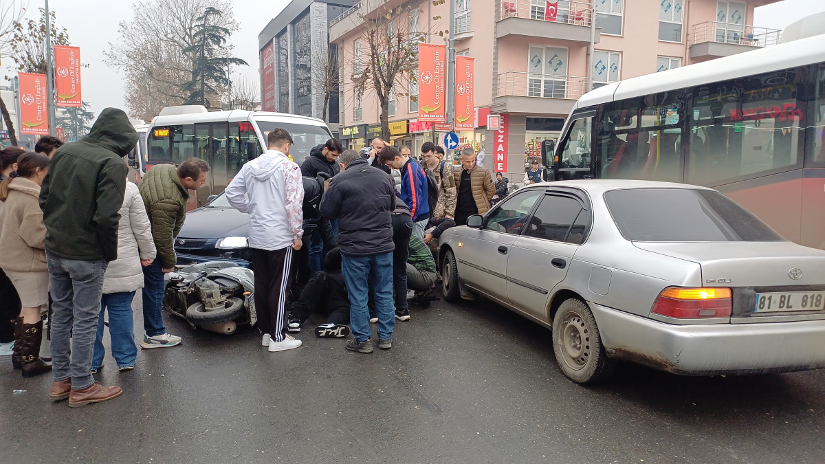 kasksız ve hızlıydılar hastanelik oldular